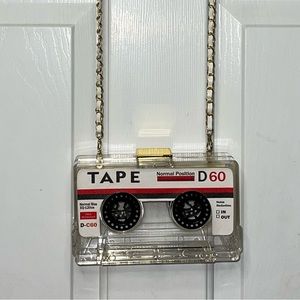 Acrylic Cassette Tape Crossbody Purse